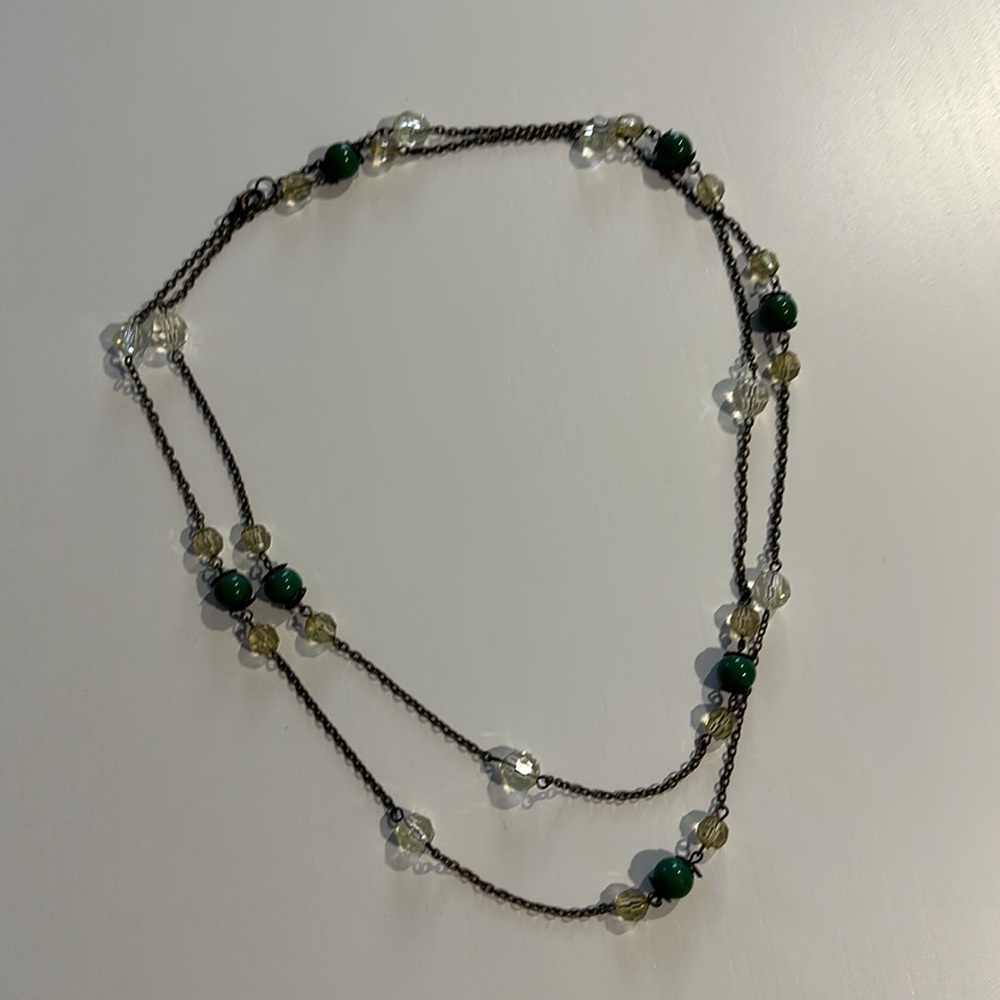 Long beaded Forever 21 necklace
